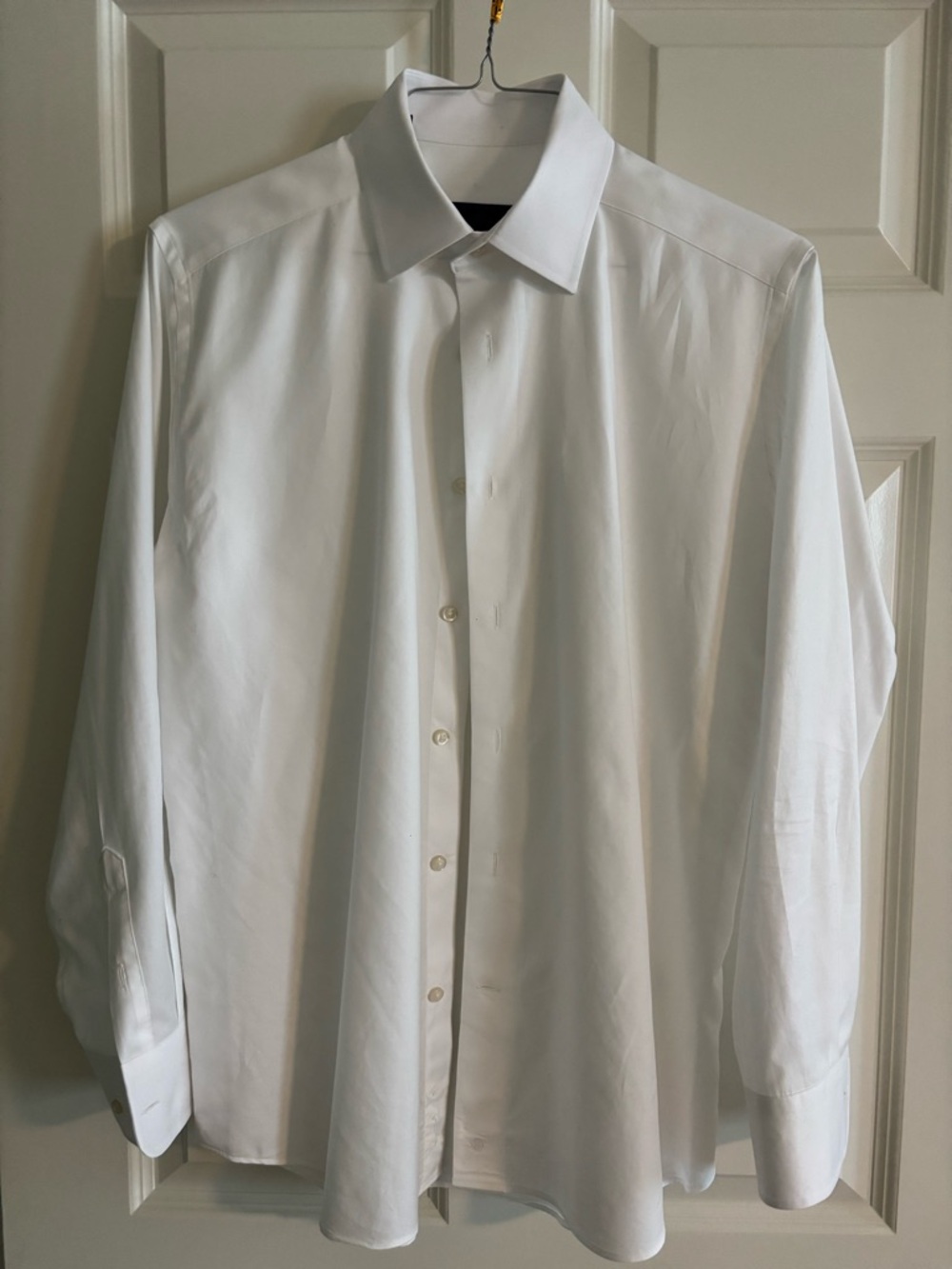 David Donahue Slim Fit Superfine Cotton Twill dress shirt. Mens 15.5-32/33. EUC - Picture 2 of 9